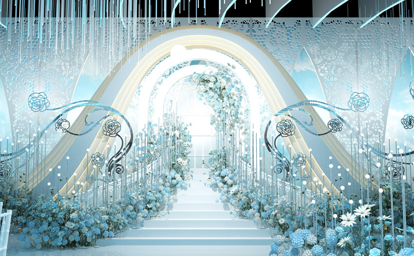 顺庆釡香烙馍村水晶厅效果展示